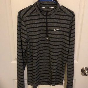 Never worn Nike Black/gray running jacket